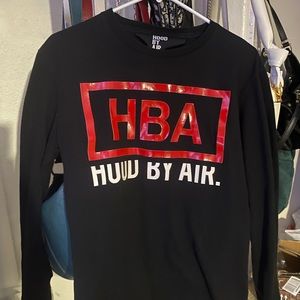 HBA xs black long sleeve shirt Hood By Air
